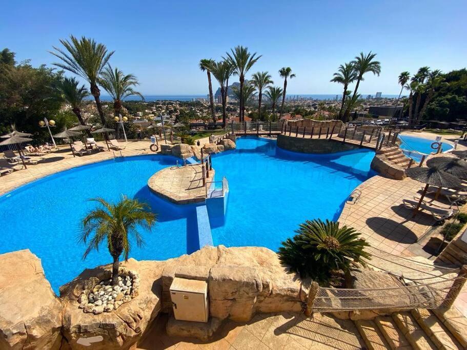 Canario Apartment - Imperial Park - Sea View, 6 Pools, Terrace Calpe Exteriör bild