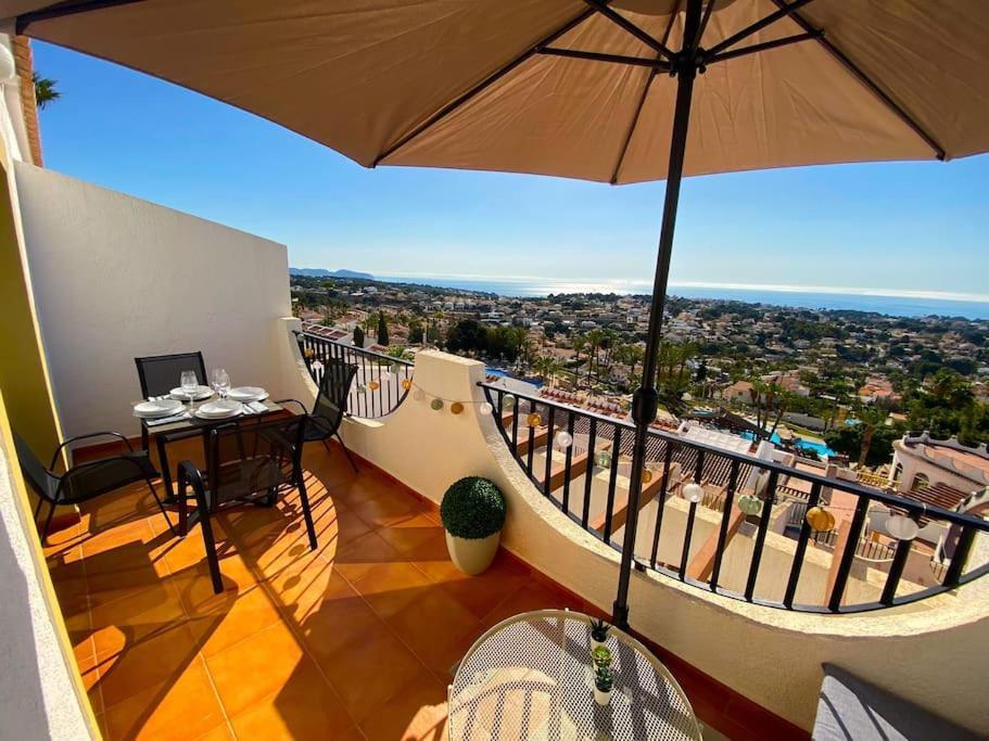 Canario Apartment - Imperial Park - Sea View, 6 Pools, Terrace Calpe Exteriör bild