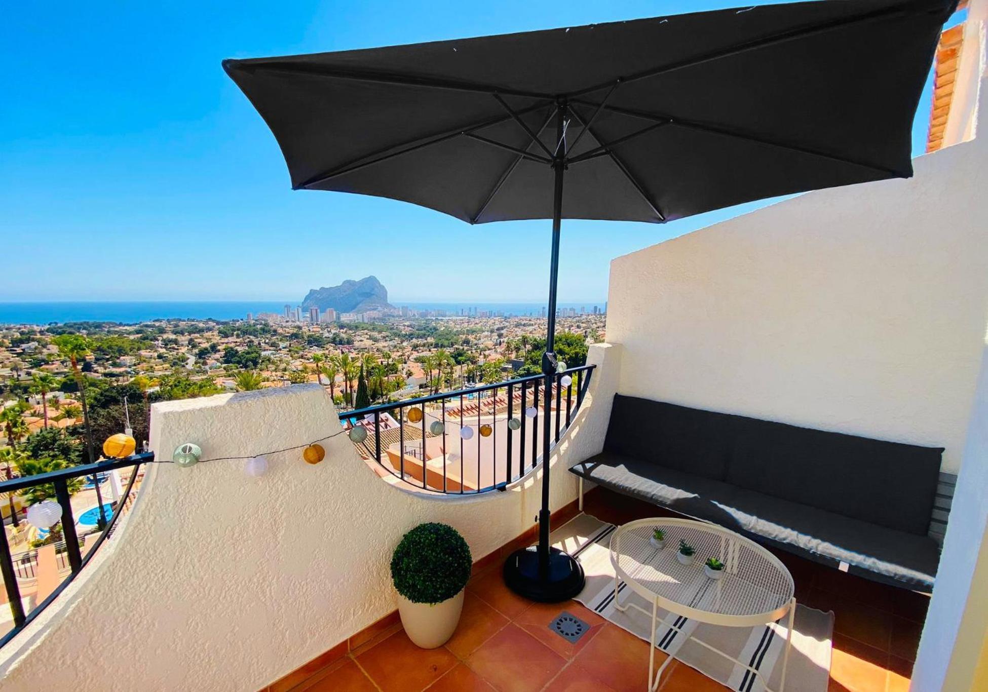 Canario Apartment - Imperial Park - Sea View, 6 Pools, Terrace Calpe Exteriör bild